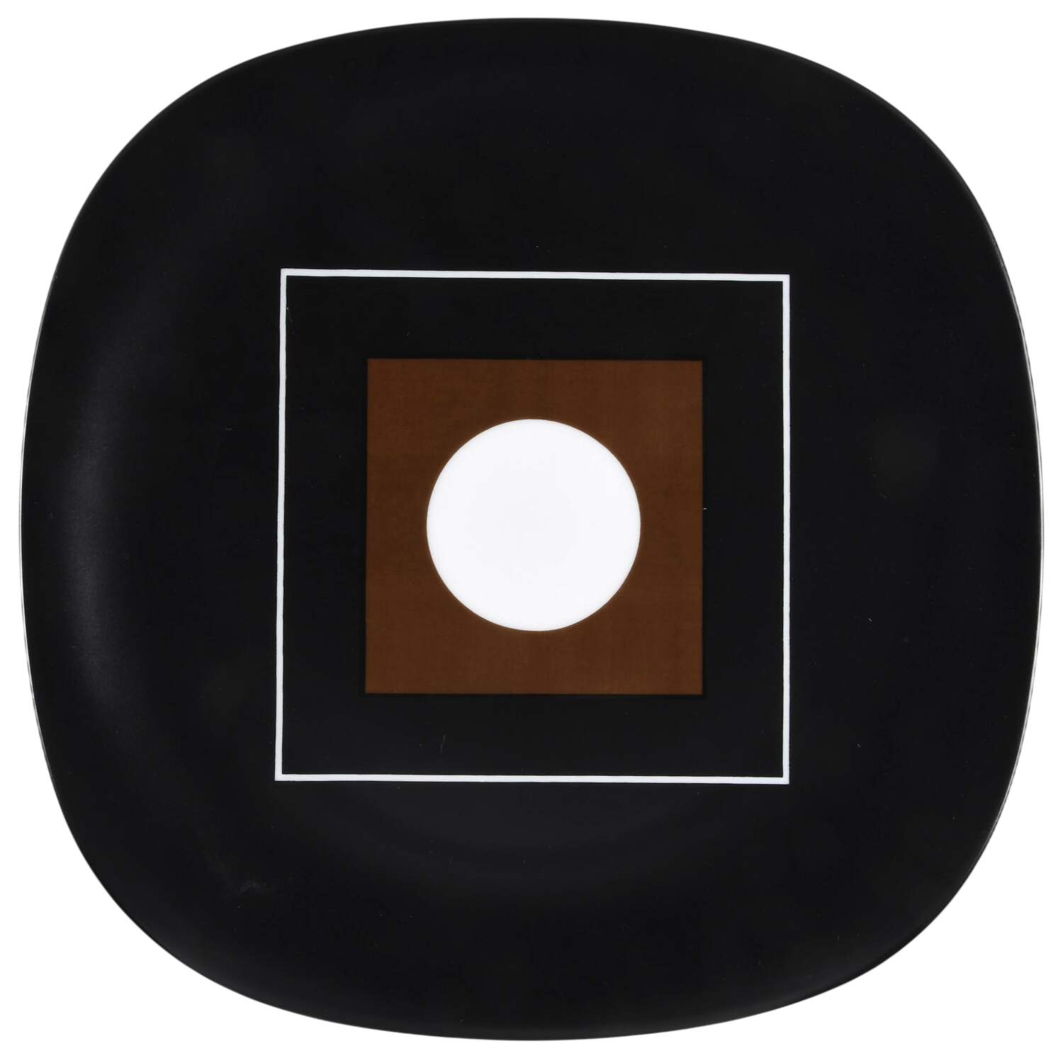 Circle In The Square Dinner Plate by Block-1
