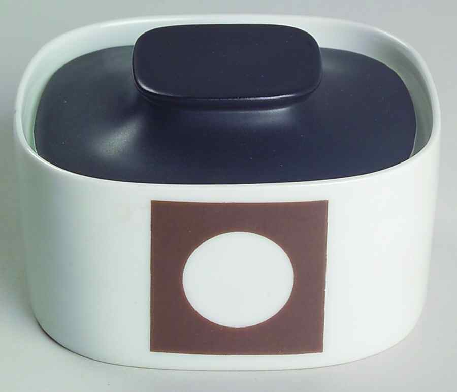 Circle In The Square Mini Sugar Bowl & Lid by Block-1
