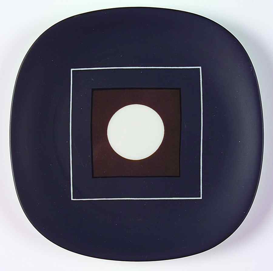Circle In The Square Bread & Butter Plate by Block-1