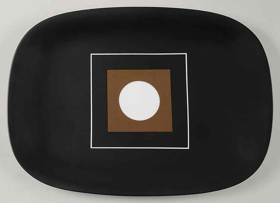 Circle In The Square 15" Oval Serving Platter by Block-1