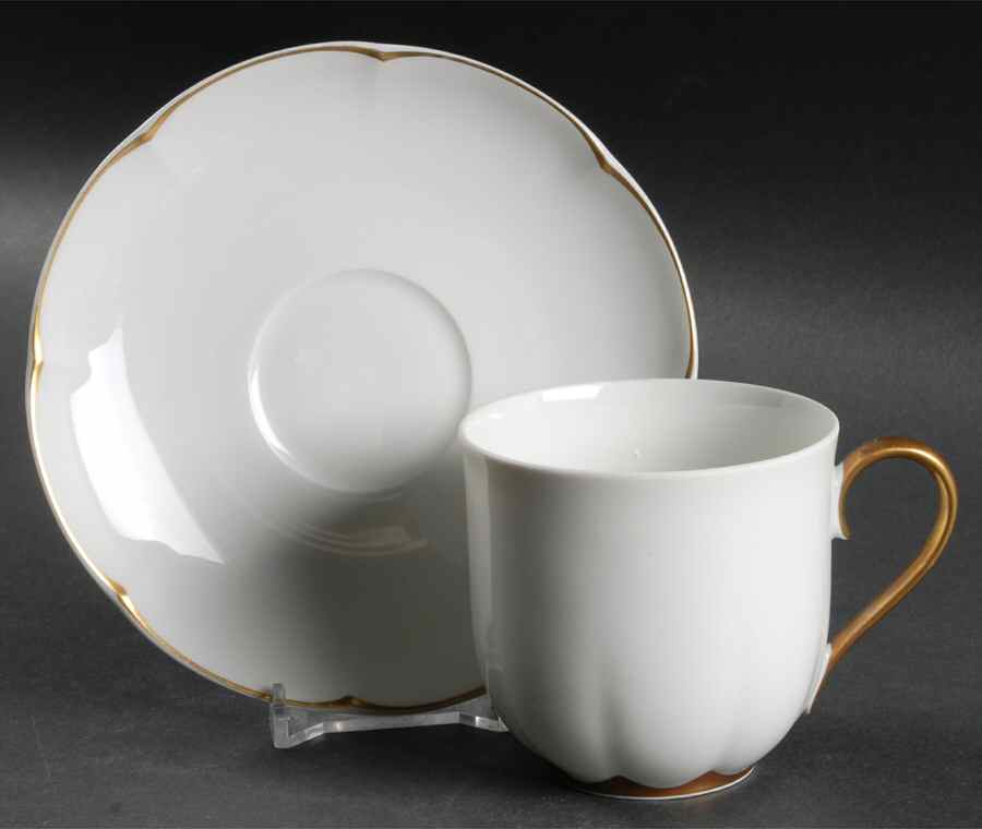 Cote D'Or Flat Cup & Saucer Set by Block-1