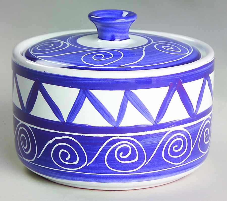 Cote D'Azur Sugar Bowl & Lid by Block-1