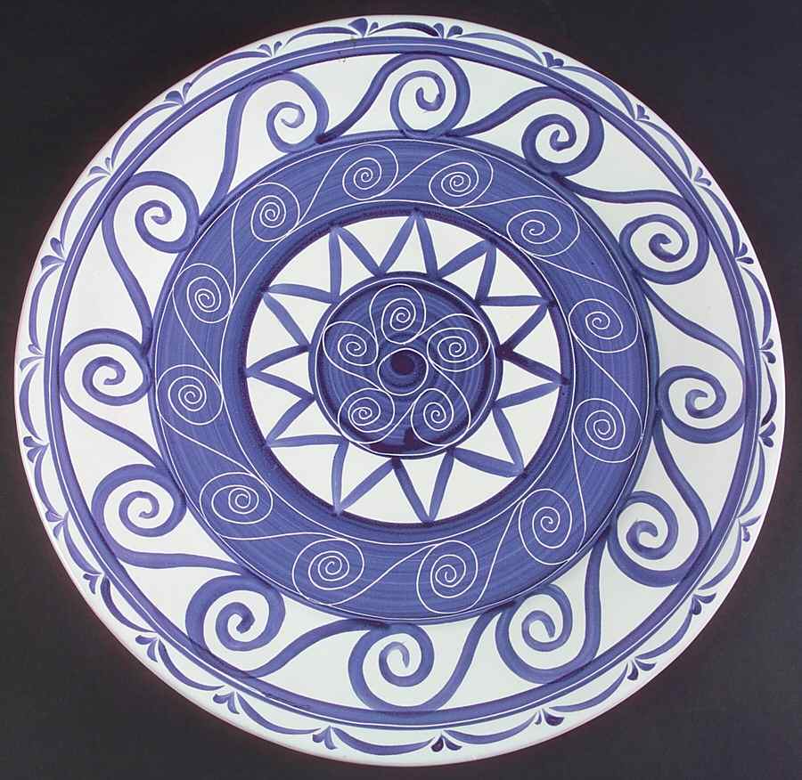 Cote D'Azur 13" Chop Plate (Round Platter) by Block-1
