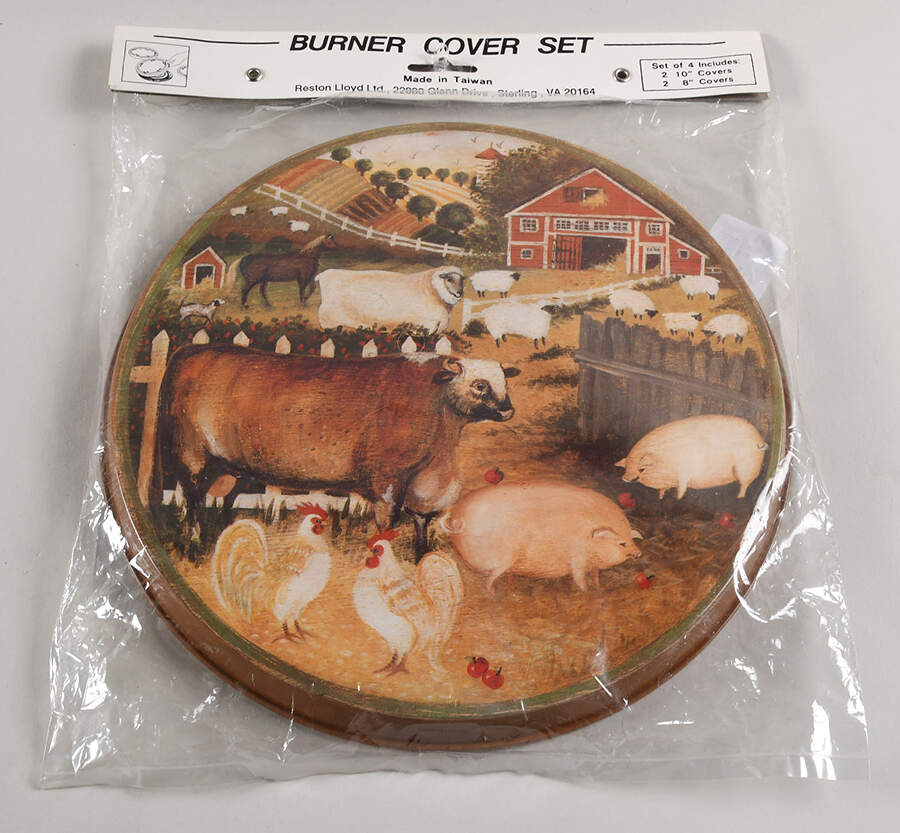 Country Farm 8" Steel Individual Stove Cover by Block-1