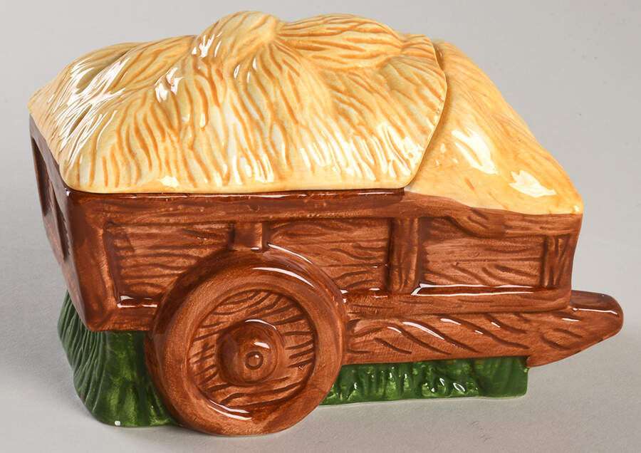 Country Farm Sugar Bowl & Lid by Block-1
