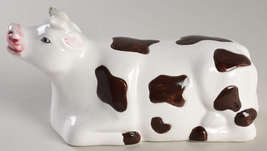Country Farm Lid for 1/4 Lb Butter by Block-1