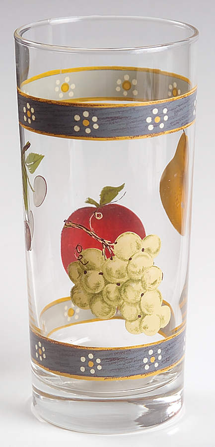 Country Orchard Glassware Tall Tumbler by Block-1