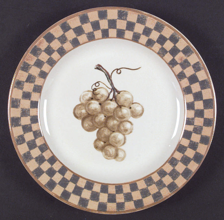 Country Orchard Salad/Dessert Plate by Block-1