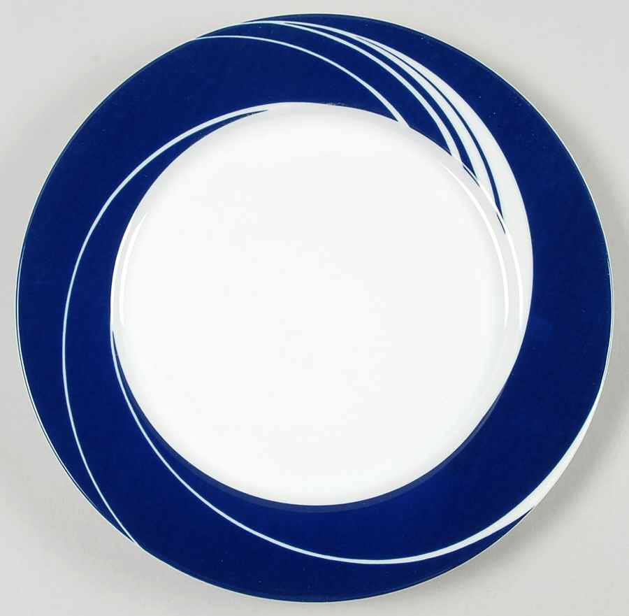 Cobalt Pearl Salad Plate by Block-1