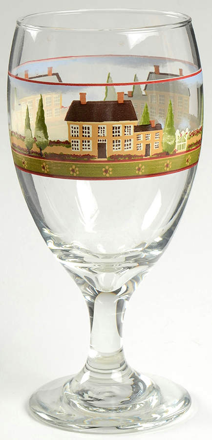 Country Village Glassware Wine Goblet by Block-1
