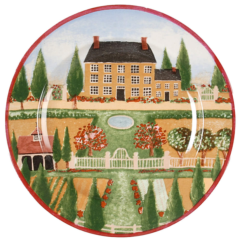 Country Village Salad Plate by Block-1