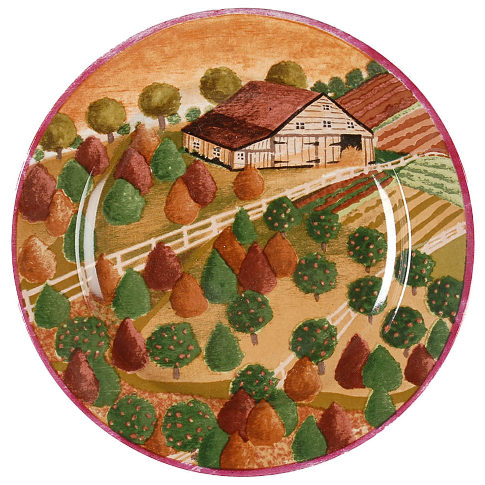 Country Village Salad Plate by Block-1