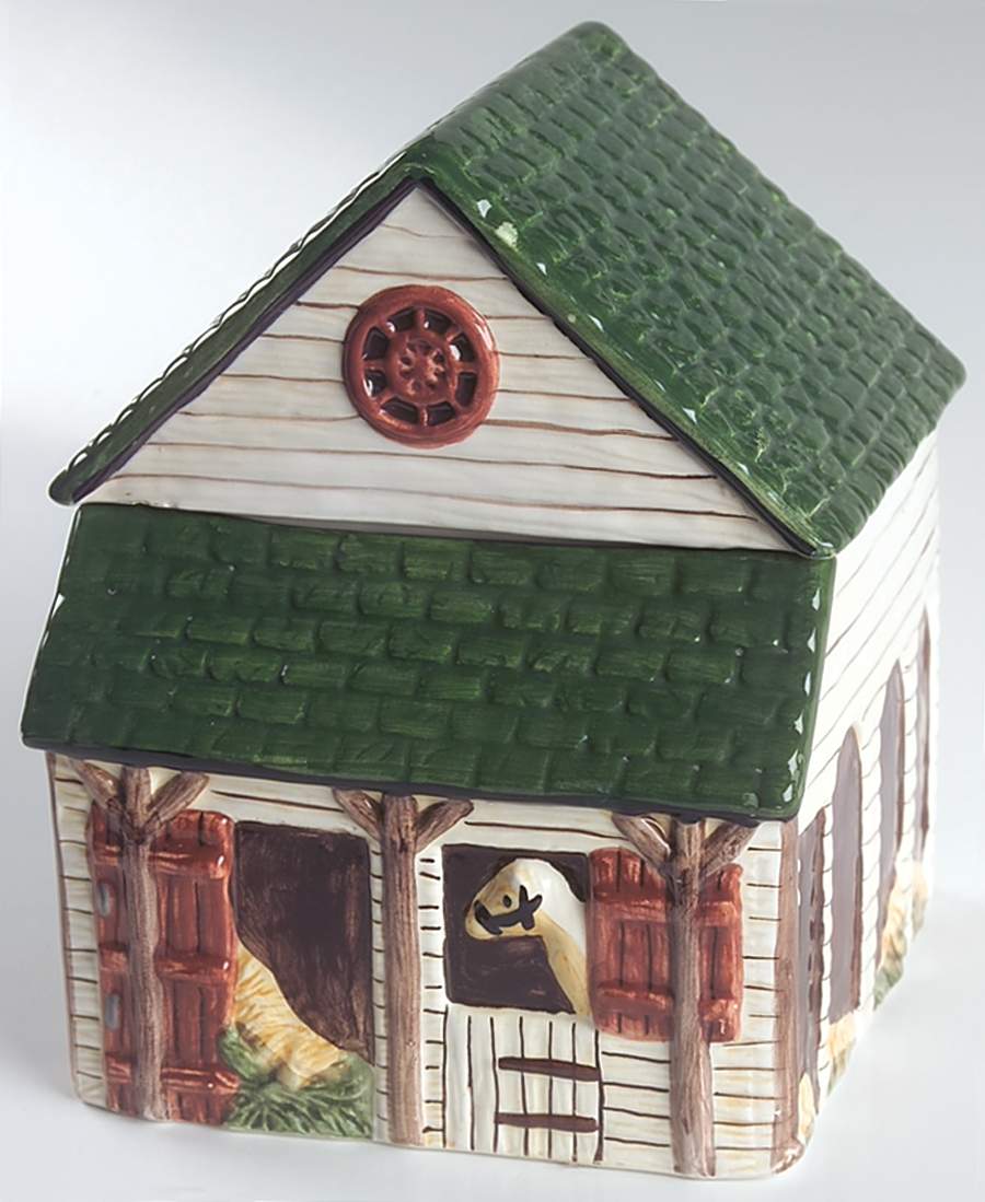 Country Village Medium Canister & Lid by Block-1