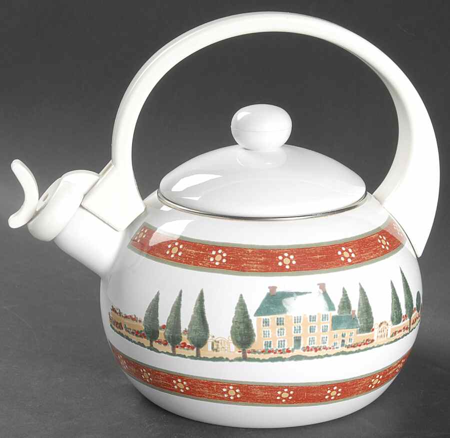 Country Village Metal Kettle & Lid by Block-1