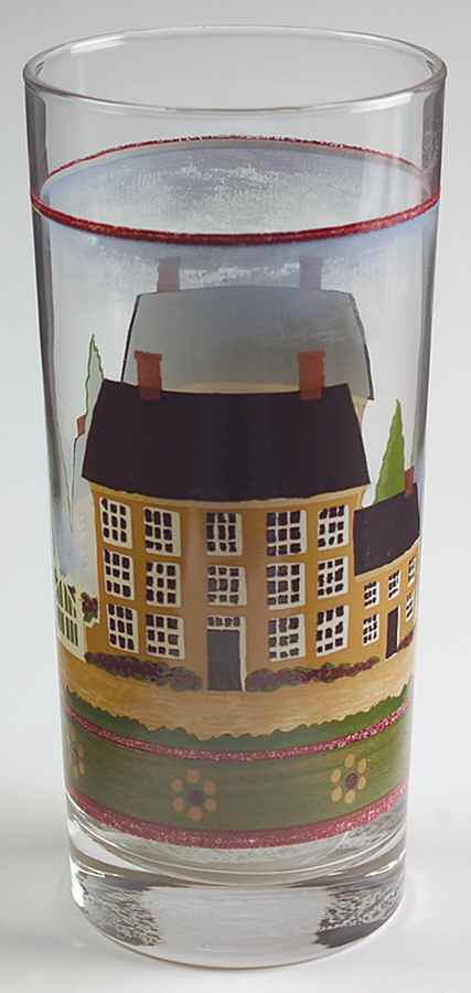Country Village 16 Oz Glassware Tumbler by Block-1