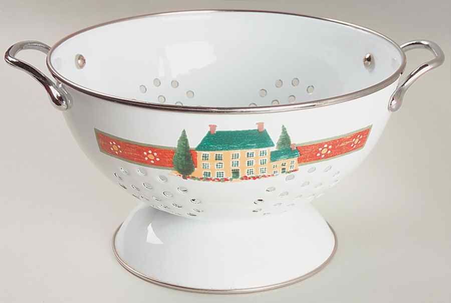 Country Village Metal Colander by Block-1