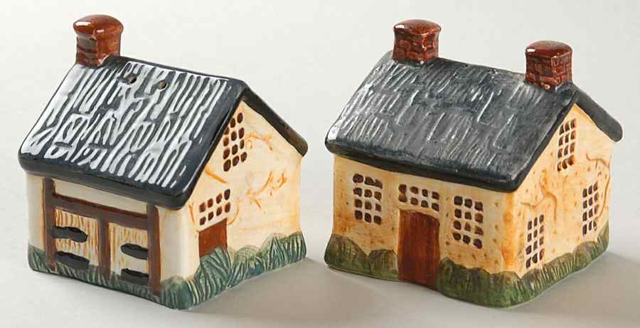 Country Village Salt & Pepper Set by Block-1