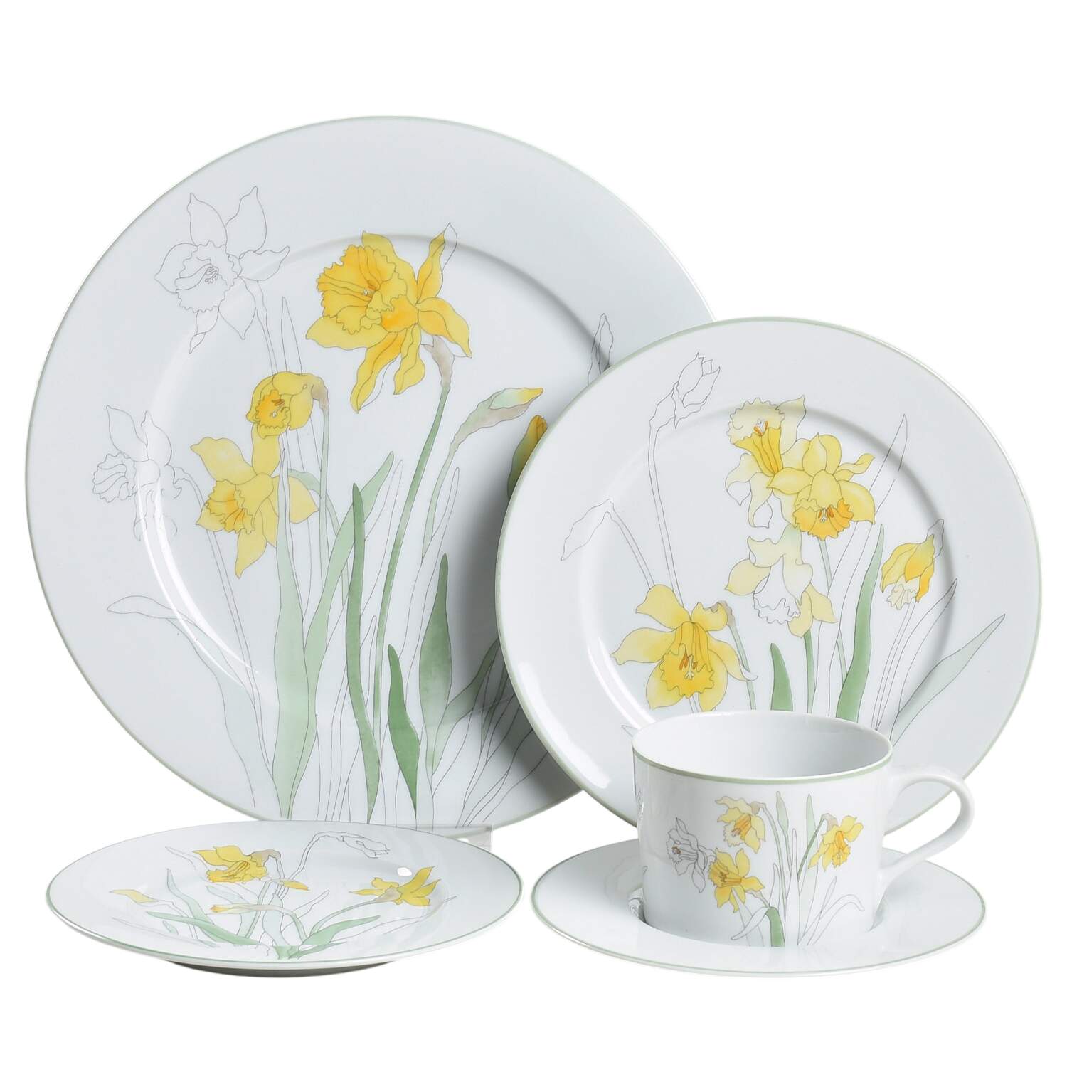 Daffodil 5 Piece Place Setting by Block-1