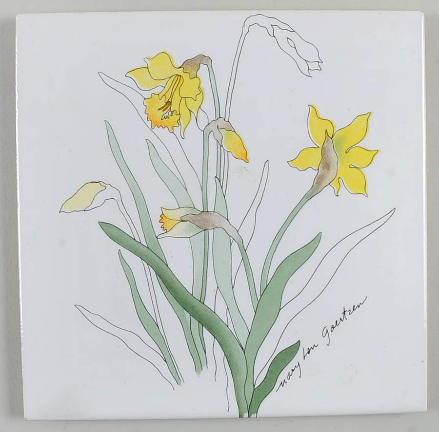 Daffodil Tea Tile by Block-1