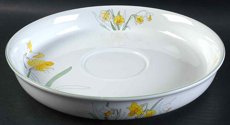 Daffodil Chip Bowl/Plate for Chip & Dip Set by Block-1