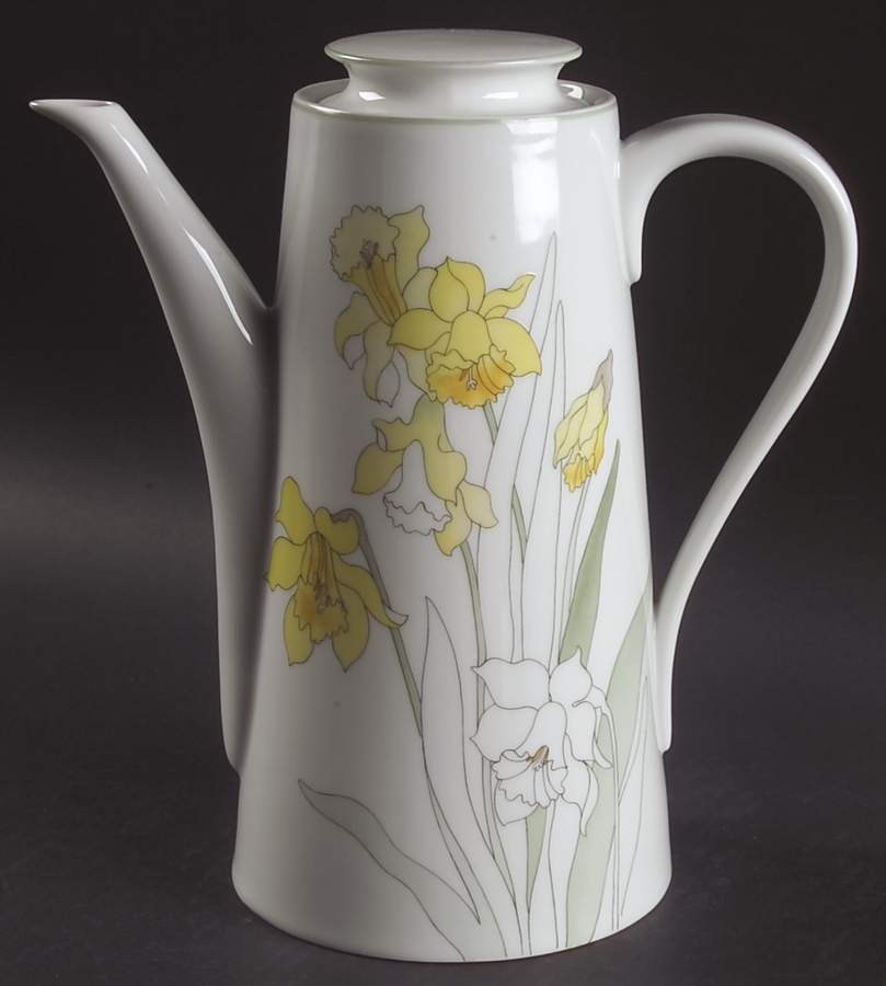 Daffodil Coffee Pot & Lid by Block-1