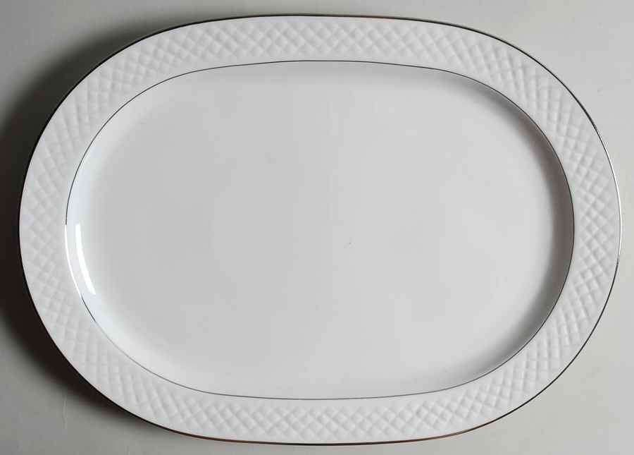 Diamante 15" Oval Serving Platter by Block-1