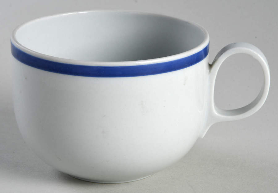 Disco Blue Flat Cup by Block-1