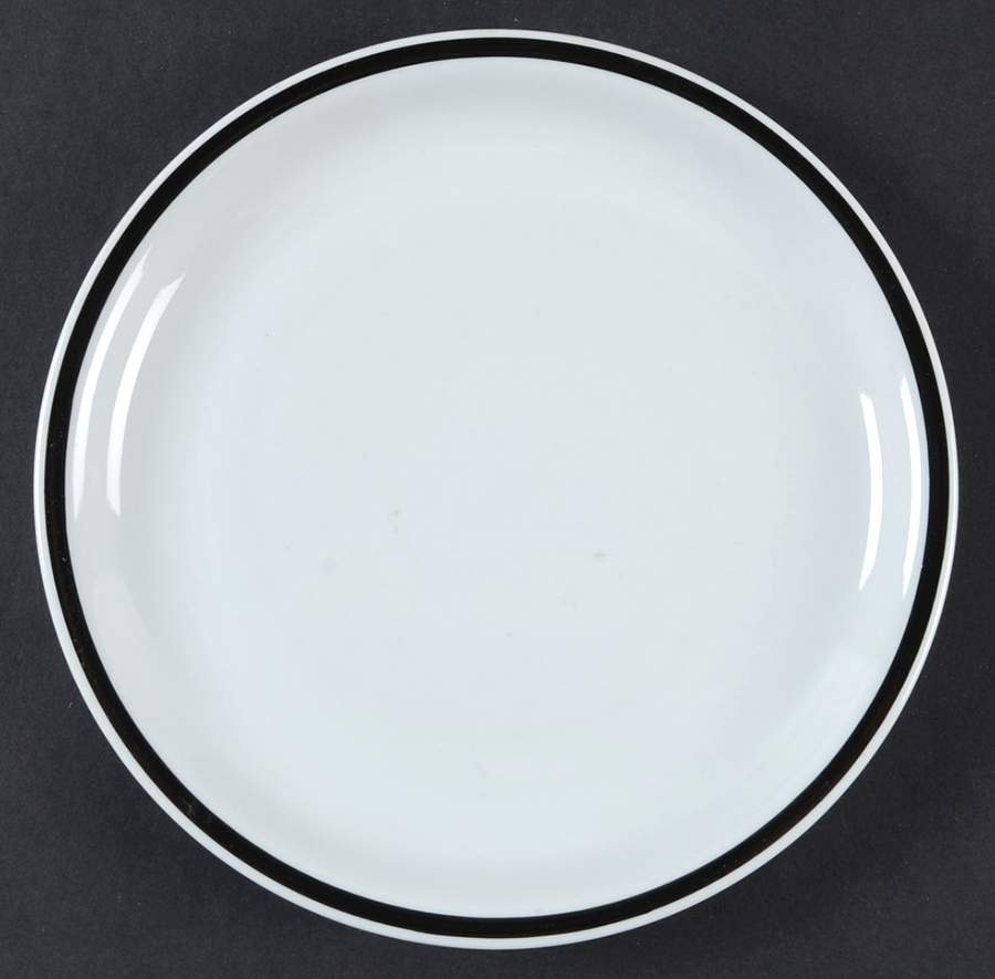 Disco Black Salad Plate by Block-1