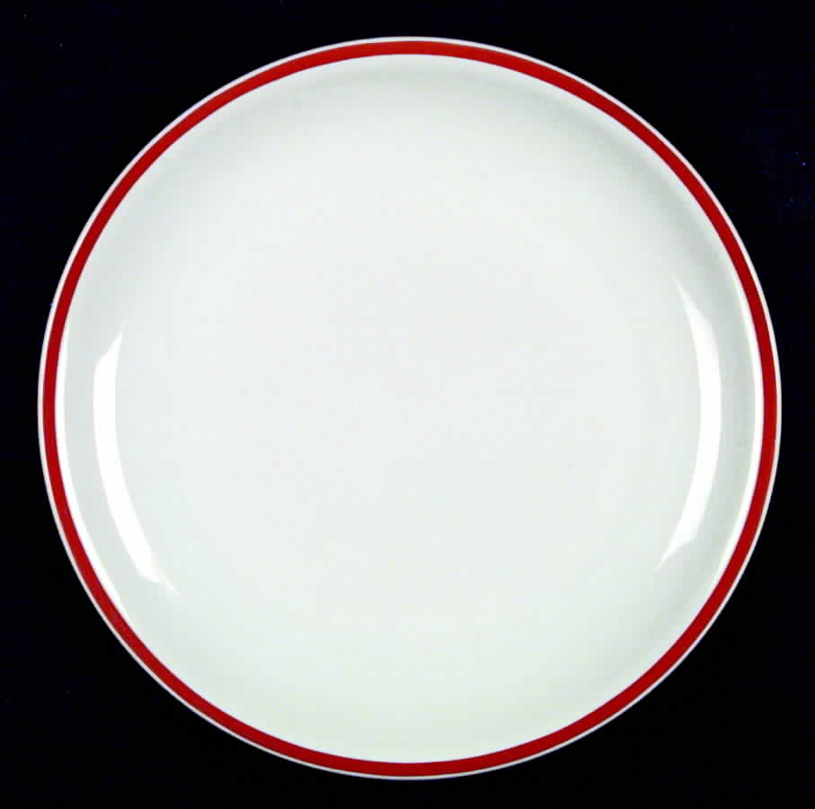Disco Red Dinner Plate by Block-1