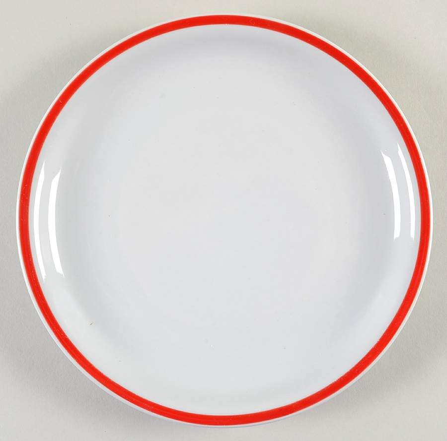 Disco Red Salad Plate by Block-1