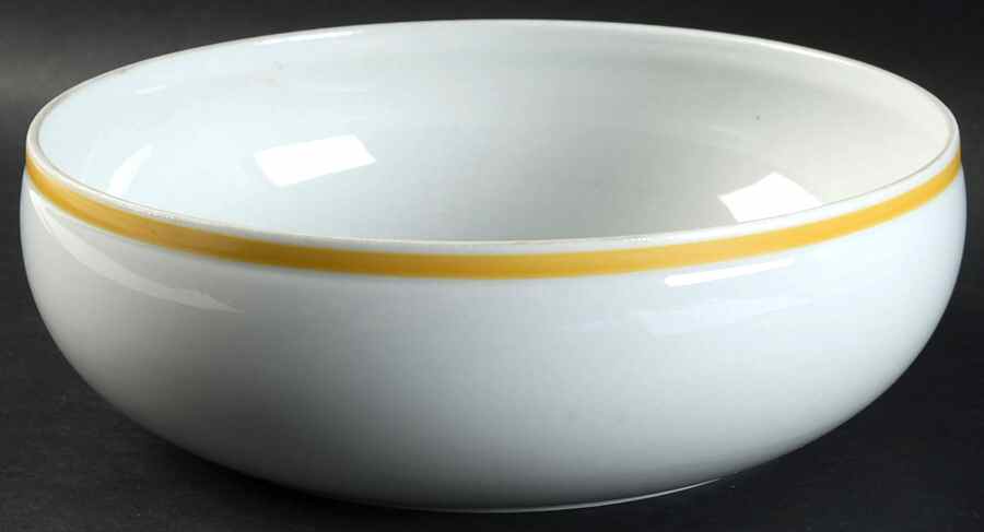 Disco Yellow 8" Round Vegetable Bowl by Block-1