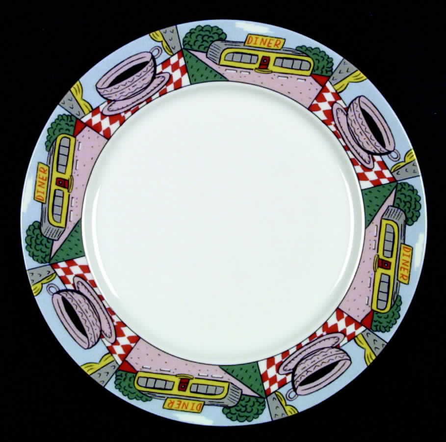 Eat N' Drink Dinner Plate by Block-1