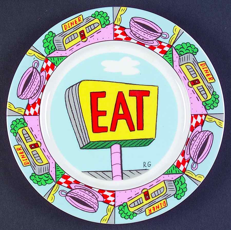 Eat N' Drink Salad Plate by Block-1