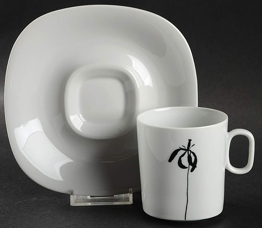 Element Flat Cup & Saucer Set by Block-1