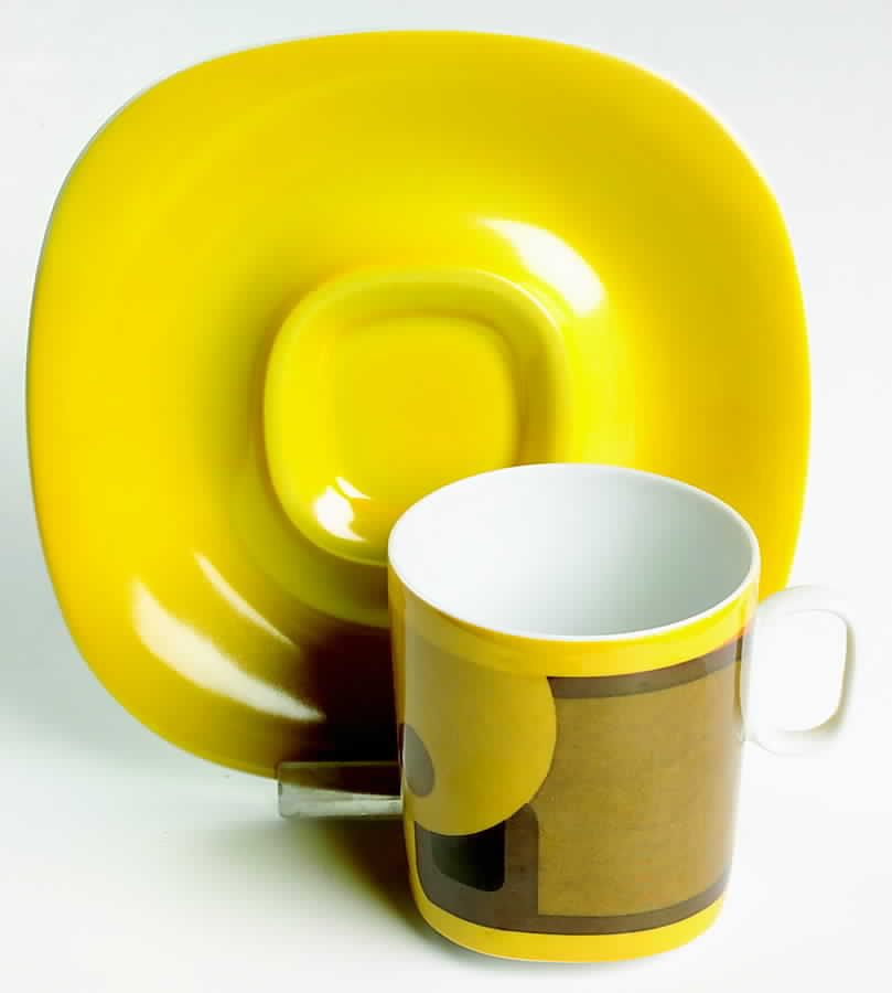 Evolution Flat Cup & Saucer Set by Block-1