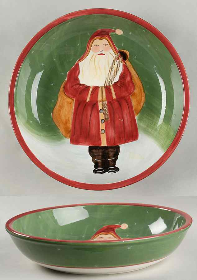 Father Christmas 11" Pasta Serving Bowl by Block-1