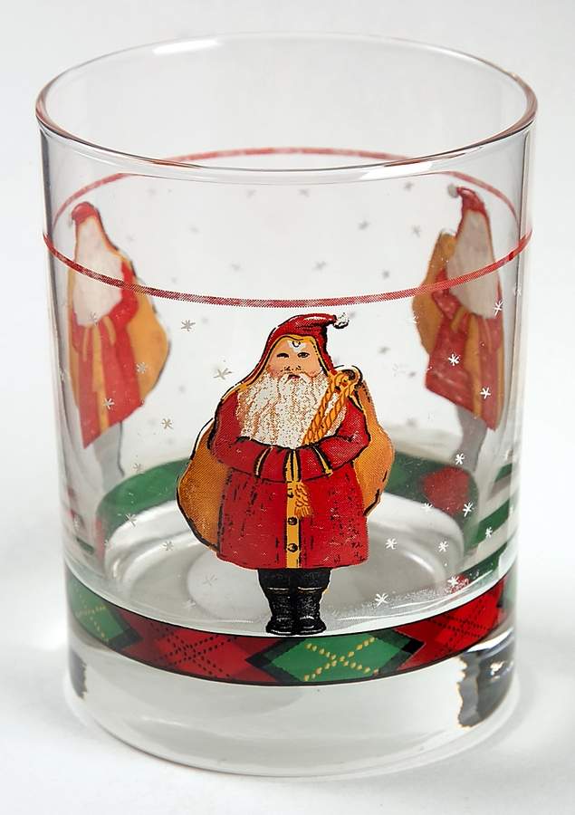 Father Christmas 12 Oz Glassware Double Old Fashioned by Block-1