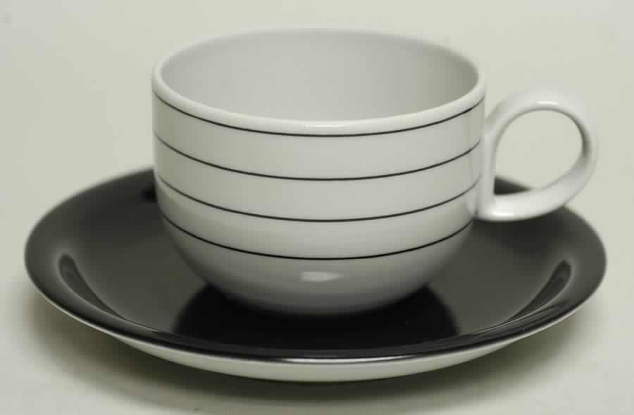 Fado Flat Cup & Saucer Set by Block-1
