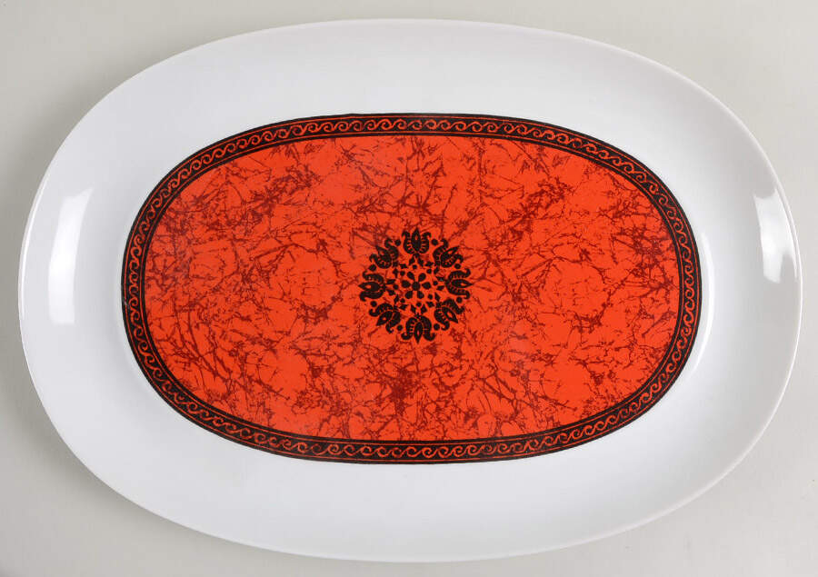 Flamenco 14" Oval Serving Platter by Block-1