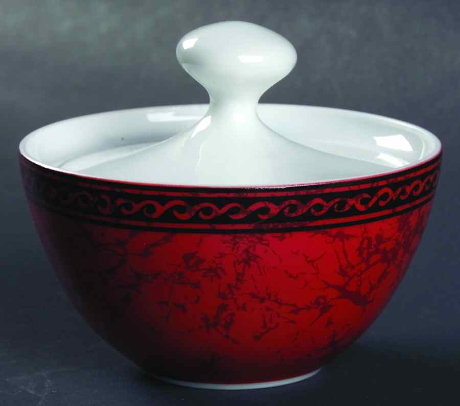 Flamenco Mini Sugar Bowl & Lid by Block-1
