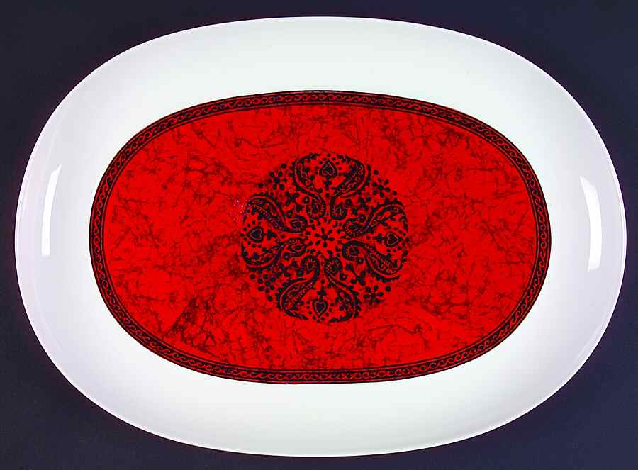 Flamenco 16" Oval Serving Platter by Block-1