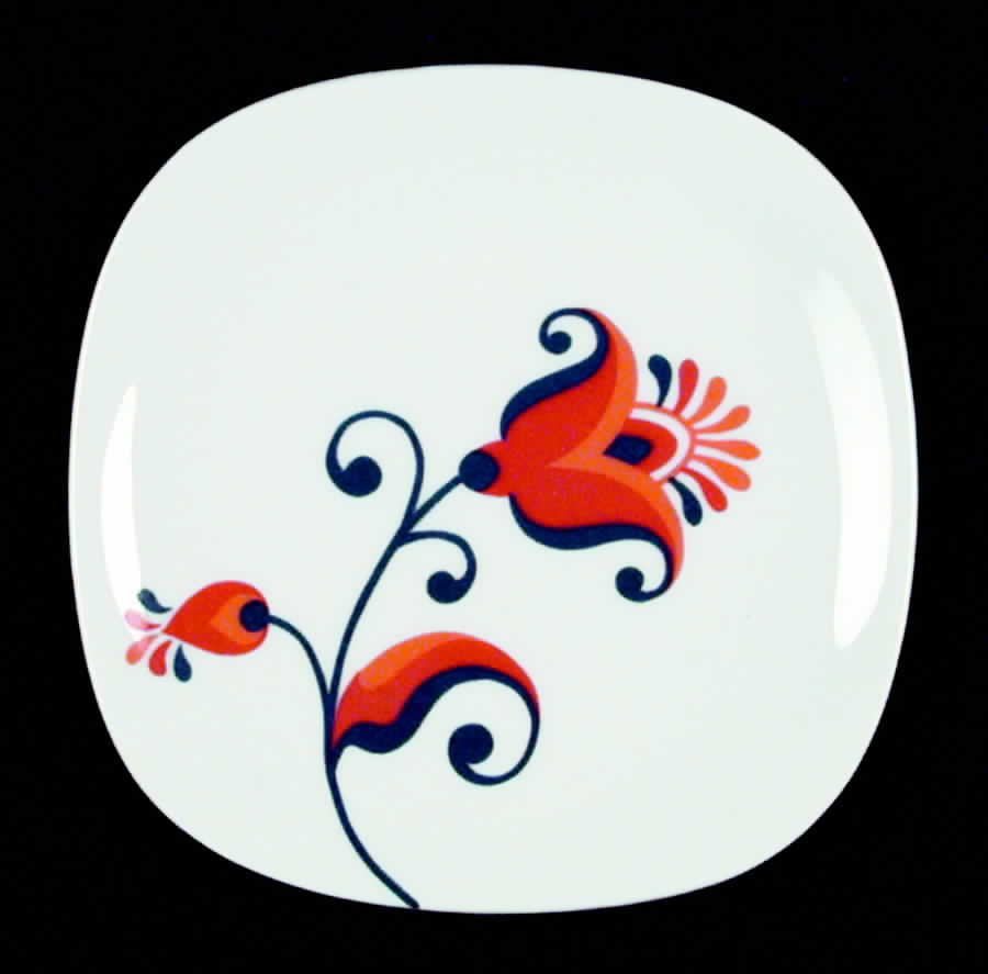 Flower Bread & Butter Plate by Block-1