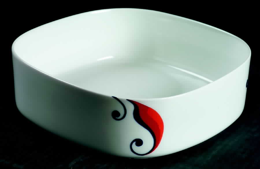 Flower 8" Square Vegetable Bowl by Block-1