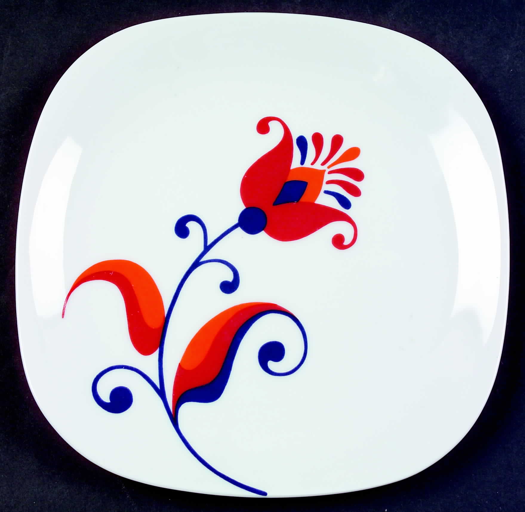 Flower Salad Plate by Block-1