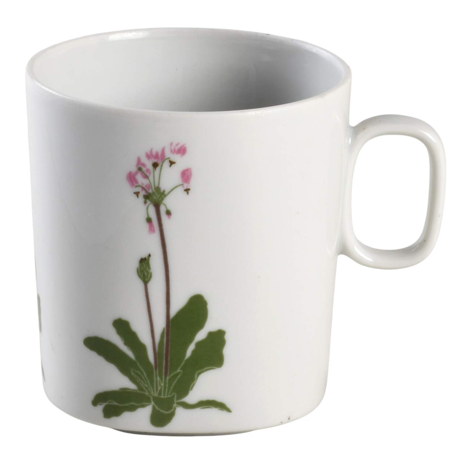 Floral Portraits Flat Cup by Block-1