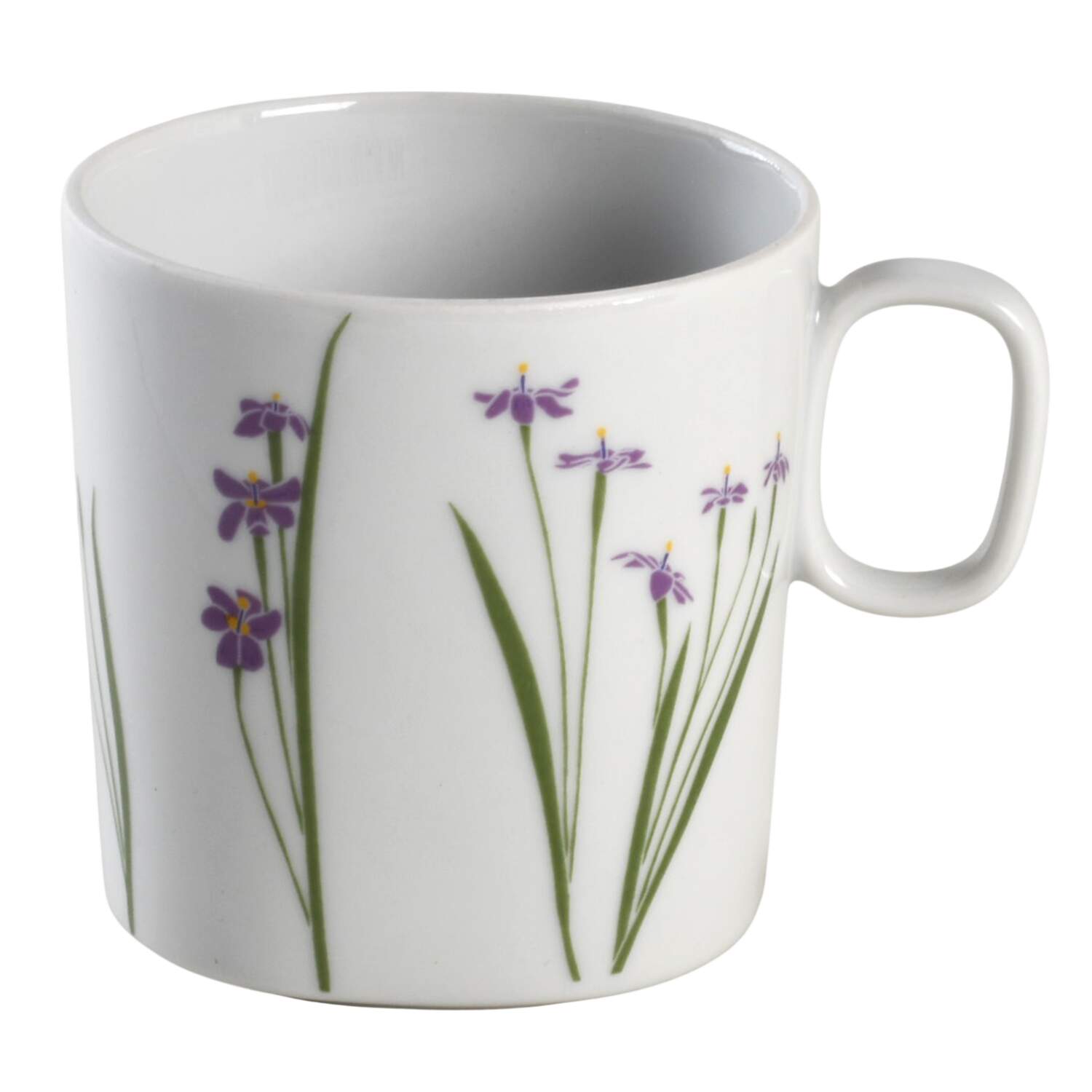 Floral Portraits Flat Cup by Block-1