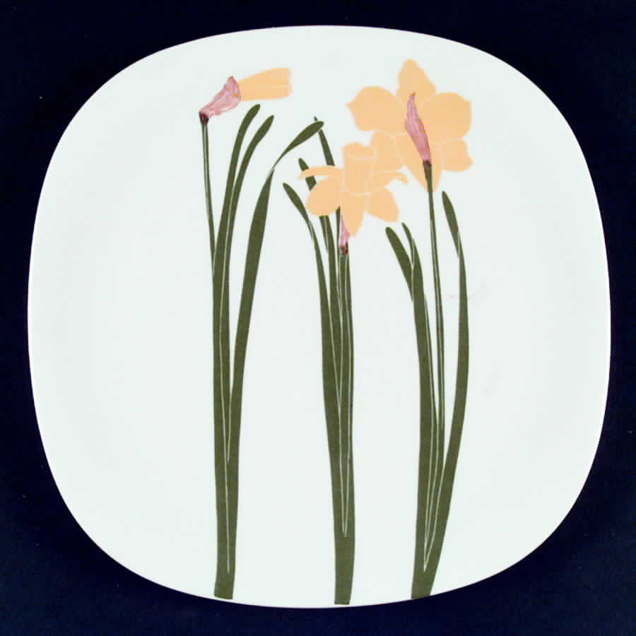 Floral Portraits Dinner Plate by Block-1