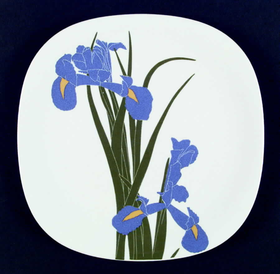 Floral Portraits Dinner Plate by Block-1