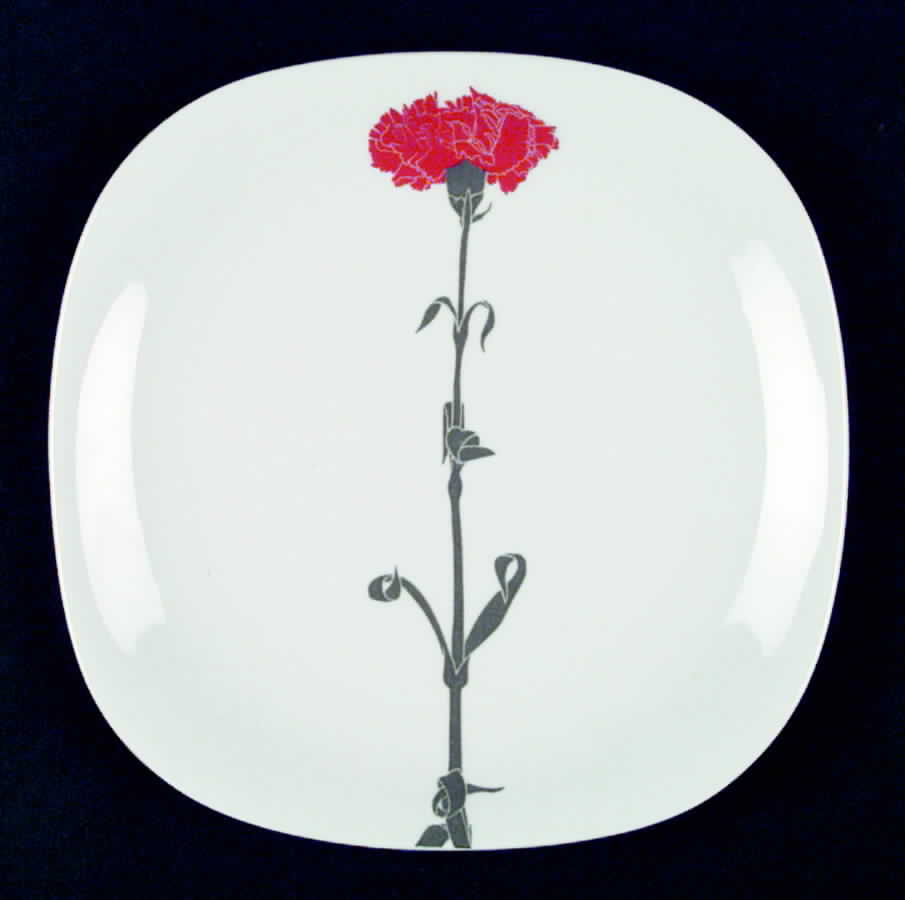 Floral Portraits Salad Plate by Block-1