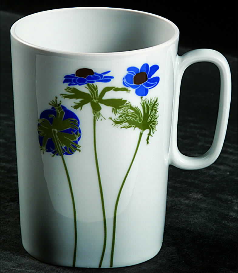 Floral Portraits Mug by Block-1